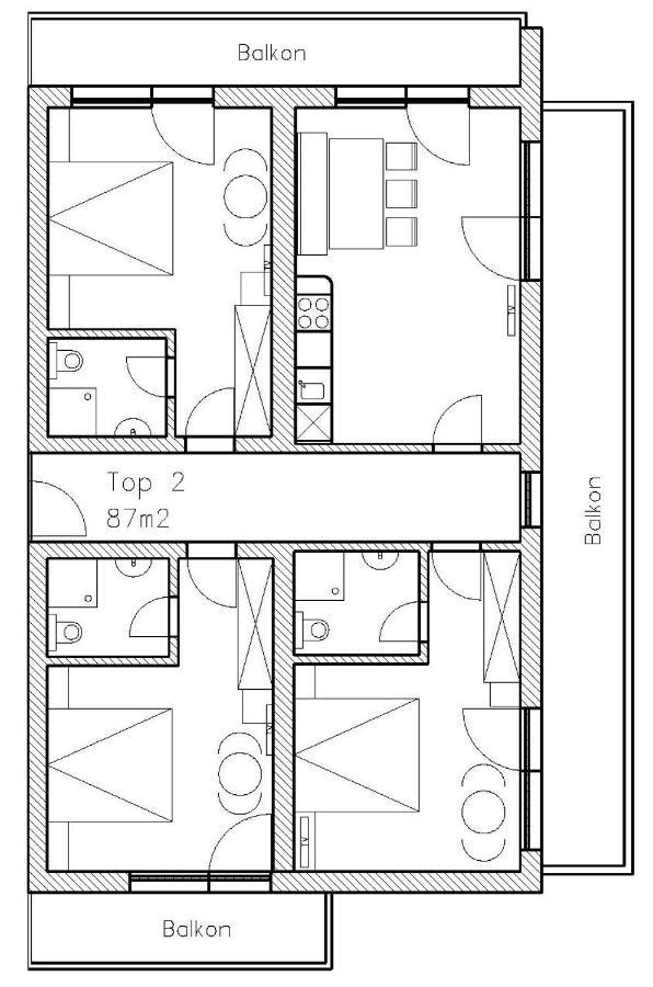 Roessle Appartement Безау Экстерьер фото